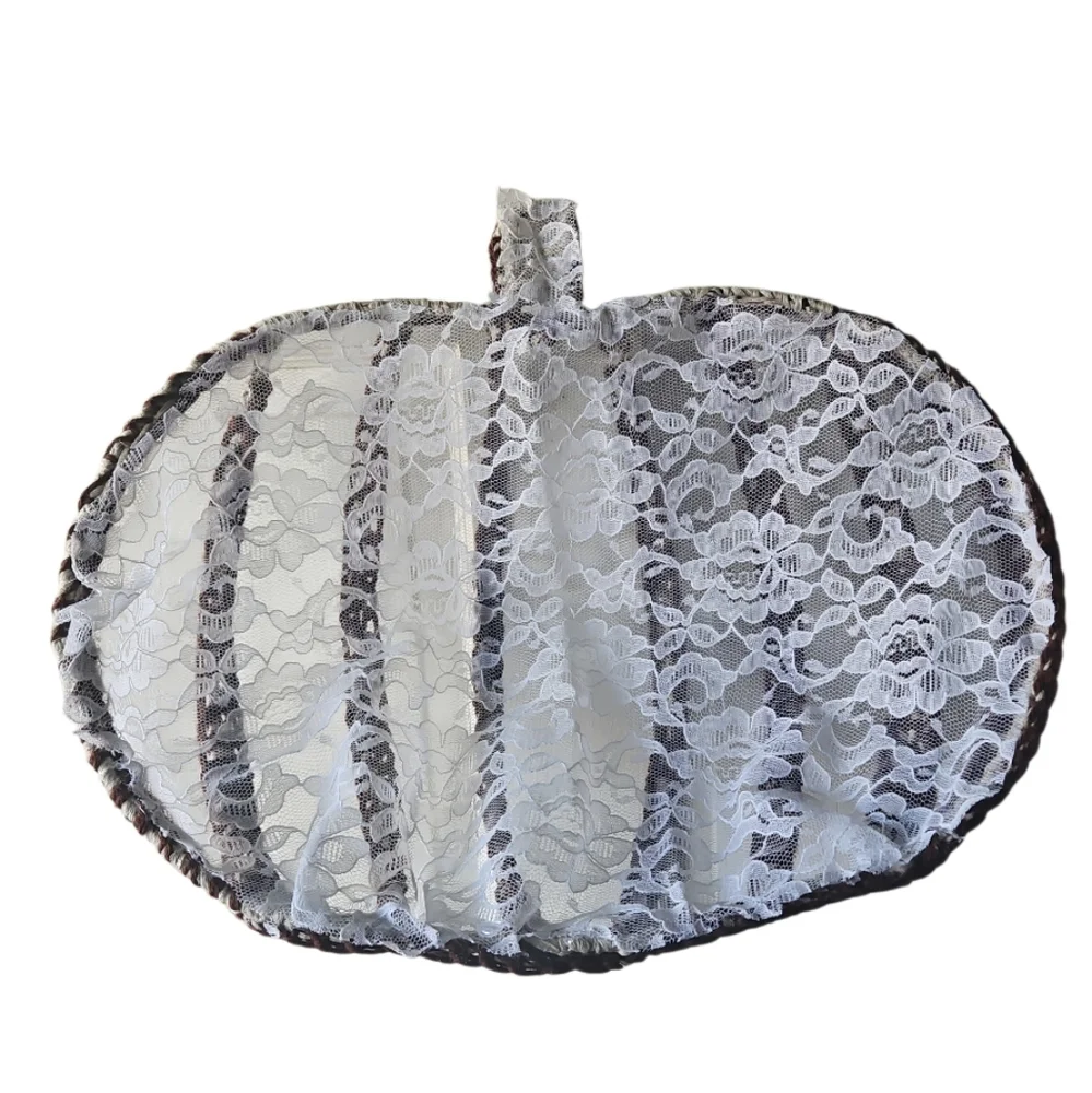 Lace Pumpkin Decor
